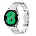 Miniatyrbilde 2 av 5: For Garmin Approach S40 / Forerunner 158 Remm med linjedesign i rustfritt stål - erstatningsarmbånd Silver
