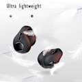 Miniatyrbild 5 av 5: Trådlösa hörlurar benledningshörlurar Clip on Open Earbuds benledningshörlurar för cykling Black