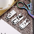 Miniatyrbillede 5 af 5: Syfod Quilting Trykfodssæt Til Hjem Multifunktionel Symaskine (sølv) (3stk)