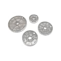 Miniatyrbilde 5 av 5: Universal Hob Cooker Gassbrenner Base og Cap Set 4 Stykker 55mm 75mm 100mm