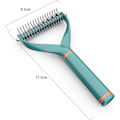 Miniatyrbillede 5 af 5: Grooming Tool Dobbeltsidet Undercoat Rake til Hunde, Kamme Børste