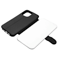 Miniatyrbillede 1 af 5: iPhone 16 Pro Max Etui i PU Læder Sublimering Blank Smart Telefon Cover med Kort Holder