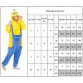 Miniatyrbilde 4 av 4: Minions Onesie Unisex Voksen Cosplay Kostyme Dyredrakt Pyjamas Jumpsuit Nattøy L