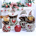 Miniatyrbillede 5 af 5: Juledekoration Juleaften Klar Kærlighed Æblepose 2stk