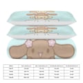 Miniatyrbild 2 av 5: v1200 Sanrio Quilt Set Tjockt Mjukt 3-delars Sängklädesset Året Runt Täcke med 2 Örngott för Vuxna Kvinnor Flickor Tonåringar Hem Rum Inredning io1200 240x260cm 94x102in