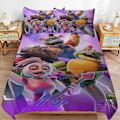 Miniatyrbilde 1 av 5: x285 Five Nights at Freddy's Dynetrekk Mikrofiber Sengetøy Sett 3D Trykt Lettvekt 3-delt Dynesett, 1 Dynetrekk Og 2 Putetrekk 240x260cm 94x102in