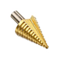 Miniatyrbillede 1 af 3: 5-35mm Metal Hss Trin Drill Bit Professionel Titanium Trin Drill Bit Med Etui Til Træ Plast Metal