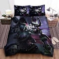 Miniatyrbild 1 av 5: v1516 Sängkläder World Of Warcraft Sylvanas Windrunner Skjuter Pil Täcke Påslakanset 3-Delars Sängkläder Set (1 Påslakan + 2 Örngott) Sängkl 220x240cm 94x102in