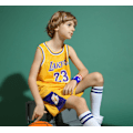Miniatyrbilde 2 av 4: LeBron James Nr. 23 Baskettrøye Sett Lakers Uniform for barn og tenåringer -a M (130-140CM)