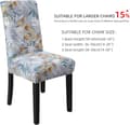 Miniatyrbilde 3 av 5: 4-pakning julestoltrekk stretch avtagbart vaskbart spisestue bladmønster1 Leaf Pattern1 Leaf Pattern1 4