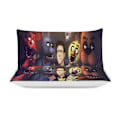 Miniatyrbild 3 av 5: v1308 Five Nightat Freddy Täcke Set Tjockt Mjukt 3-delars Sängklädesset Året Runt Täcke med 2 Örngott för Vuxna Kvinnor Flickor Tonåringar Hemrum 135x200cm 53x78in