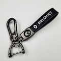 Miniatyrbillede 1 af 5: Bil Læder Nøglering Metal Finish | Kraftig Nøglering | Nøglering Og Krogudstyr Pistol Farve Hardware Gun Color Hardware Gun Color Hardware Renault