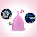 Miniatyrbild 2 av 4: Menskopp + Ångkokare Bundle - Allt du behöver för att starta din menskoppresa! - Feminin hygien - Läckagefri - Upp till 99,9%