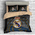 Miniatyrbild 1 av 5: v386 Sängkläder Real Madrid C.F. Sängset Fjäder Täcke Påslakan Set Örngott 3-Delars Sängset (1 Påslakan + 2 Örngott) y386 135x200cm 53x78in