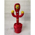 Miniatyrbilde 2 av 2: Superhelt Dansende Kaktus Elektronisk Spider-man Legetøj Baby Blød Plys Dukke Kan Synge Og Danse Stemme Interaktiv Fødselsdagsgave iron man