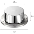 Miniatyrbillede 2 af 5: Mekanisk Køkken Timer, Rustfrit Stål Køkken Timer, Timer Med Magnetisk Bund Og Lydalarm, 60-minutters Nedtælling Til Madlavning Hjemmekøkken