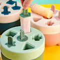 Miniatyrbillede 3 af 4: Ispopform, PBA-fri ispopform, 6-huls plast isform, genanvendelige DIY ispindforme til forberedelse