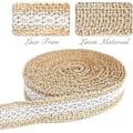 Miniatyrbild 3 av 5: 10m Jute Rulle Burlap Spetsband Jute Spetsband För Diy Bröllopsdekoration, Presentinslagning Hy