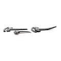 Miniatyrbillede 2 af 5: Tesla Model Y 3x Mat Sort T-logo Hætte, Bagagerum, Rat Emblem - YuJia
