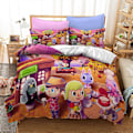 Miniatyrbild 1 av 5: v5795 Sängkläder Animal Crossing Sängset 3 Delar Påslakan Örngott Överdrag Barn Presenter Sängkläder IU5795 135x200cm 53x78in
