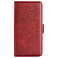 Miniatyrbild 5 av 5: För Samsung Galaxy A35 5G PU Läder Plånboksfodral Flip Telefonfodral med 3 Kortplatser Red