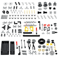 Miniatyrbild 3 av 4: Moc-tillbehör Bulk Gear Axle Pin Connector Wheels Chain Link Blocks Car Replace Parts Kompatibel med de flesta märken High-tech Blocks Toy