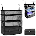 Miniatyrbilde 3 av 5: Utendørs Camping Bærbar Foldbar Oppbevaringspose Hengepose Camping Mesh Oppbevaringspakke Mesh Bag Camping Tilbehør Multiverktøy (Svart)(1stk