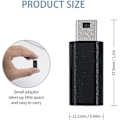 Miniatyrbild 2 av 5: Mini USB till USB C-adapter - 4 st Mini USB hane till Typ C hona Konvertera adapter för MP3-spelare