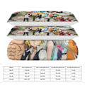 Miniatyrbilde 2 av 5: x188 The Seven Deadly Sins 3-delt sengesett Varmt og komfortabelt mykt dynetrekk sengesett med 1 dynetrekk og 2 putetrekk for soverom b188 135x200cm 53x78in