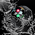 Miniatyrbild 4 av 5: För Huawei Smart Watch Män Vattentät Sport Fitness Tracker Multifunktion Bluetooth Samtal Smartwatch Man För Android Ios