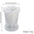 Miniatyrbillede 1 af 2: Juletræ Lys Støbning Fyrretræ Duftende Lys Gips Ornament Diy Silikoneform