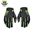 Pikkukuva 2 / 4: Monster Energy Moottoripyöräkilpailujen Ajokäsineet Pyöräilijän Ritarin Taisteluvarusteet Kaikki Neljä Vuodenaikaa Mikrokuitu Liukumattomat Käsineet Green and black XL
