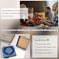 Miniatyrbild 5 av 6: Herrarmband - Present till honom - Present till pojkvän, pappa, tonårspojke, son, make - Present till årsdag, födelsedag, jul