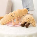 Miniatyrbild 4 av 5: Simuleringsbröd Plyschkudde Mjuk Toastbröd Croissant Baguette Fylld Leksak Ländryggskram Nap Kudde Lång Remsa Plushie Cartoon Mat Kastkudde C