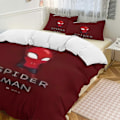 Miniatyrbilde 1 av 4: v757 Spider Man Crawl 3-delt sengesett for enkeltseng io757 135x200cm 53x78in