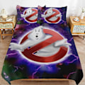 Pikkukuva 1 / 5: x600 Ghostbusters Peittopussilakana Mikrokuitu Vuodevaatesetti 3D-painettu Kevyt 3-osainen Peittosetti, 1 Peittopussi ja 2 Tyynyliinaa Lapsille Pojille 135x200cm 53x78in