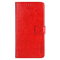 Miniatyrbillede 2 af 5: Til Samsung Galaxy A15 5G Etui Crazy Horse Tekstur Læder Pung Cover Red