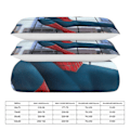 Miniatyrbild 2 av 4: v941 Spider-Man 3-delat Bäddset för Enkelsäng - Inkluderar 1 Enkelt Täcke och 2 Örngott - Färgbeständig Mikrofiber - Spider io941 135x200cm 53x78in