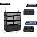 Miniatyrbilde 2 av 5: Utendørs Camping Bærbar Foldbar Oppbevaringspose Hengepose Camping Mesh Oppbevaringspakke Mesh Bag Camping Tilbehør Multiverktøy (Svart)(1stk