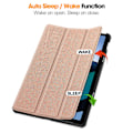 Miniatyrbillede 4 af 4: Læder Tablet Etui Til Xiaomi Redmi Pad Se Rose Gold