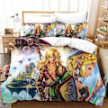 Miniatyrbild 1 av 5: v751 Sängkläder The Zelda: Tears of the dom Sängset Påslakan Mjuka Örngott 3-Delars Sängset (1 Påslakan + 2 Örngott) y751 200x200cm 78x78in