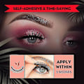 Miniatyrbild 3 av 5: Reusable Self Adhesive Eyelashes Natural Look Washable No Glue Waterproof