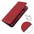 Miniatyrbillede 3 af 4: Til Xiaomi Redmi Note 8 Kalveskind Tekstur Magnetisk Horisontal Flip Læder Etui