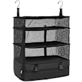 Miniatyrbilde 1 av 5: Utendørs Camping Bærbar Foldbar Oppbevaringspose Hengepose Camping Mesh Oppbevaringspakke Mesh Bag Camping Tilbehør Multiverktøy (Svart)(1stk