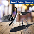 Pikkukuva 3 / 4: Walkie Talkie Langaton Bluetooth PTT Kuulokemikrofoni Handsfree K-liitin Mikrofoni Kuulokemikrofoni Adapteri Black