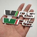 Pikkukuva 3 / 5: 3d Rs Logo Vrs Emblem Nimikyltti Auton Etuosan Maskin Takakontin Merkki Skoda Fabia Kodiaq Superb Octavia 2 3 A5 A7 Rs Vrs Tarvikkeet