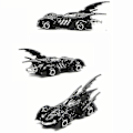 Pikkukuva 3 / 5: 6 kpl Batmobile-autoleluajoneuvoa metallia
