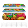 Miniatyrbillede 2 af 4: v506 Winnie The Pooh 3-delt Twin Sengesæt - Inkluderer 1 Enkelt Dyne og 2 Pudebetræk - Falmebestandig Mikrofiber - Winnie The Pooh io506 135x200cm 53x78in