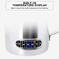Miniatyrbild 5 av 5: 12/20oz mjölkskummare med temperaturdisplay i rostfritt stål 350ml