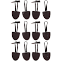 Miniatyrbilde 2 av 3: 6 Par Leatherknapper Horn Toggle Duffle Knapper For Frakk Kaffe Spenne Lukking Fancy Knapper - Brun
